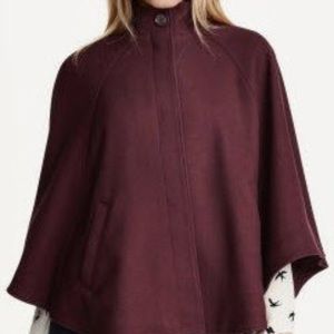 H&M burgundy Cape. Size 12.